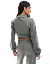 Load image into Gallery viewer, Miss Selfridge wide leg jogger co-ord sage