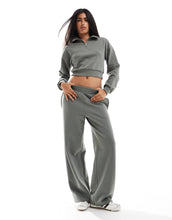 Load image into Gallery viewer, Miss Selfridge wide leg jogger co-ord sage