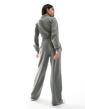 Load image into Gallery viewer, Miss Selfridge wide leg jogger co-ord sage