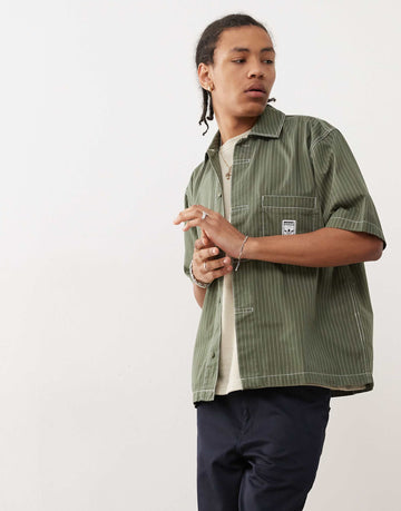 adidas Originals Wabash short-sleeved shirt khaki