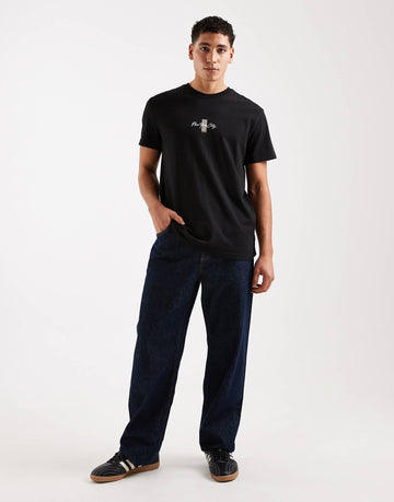 Tommy Jeans sign block t-shirt black