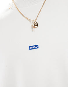 HUGO BLUE sweatshirt white