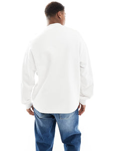 HUGO BLUE sweatshirt white