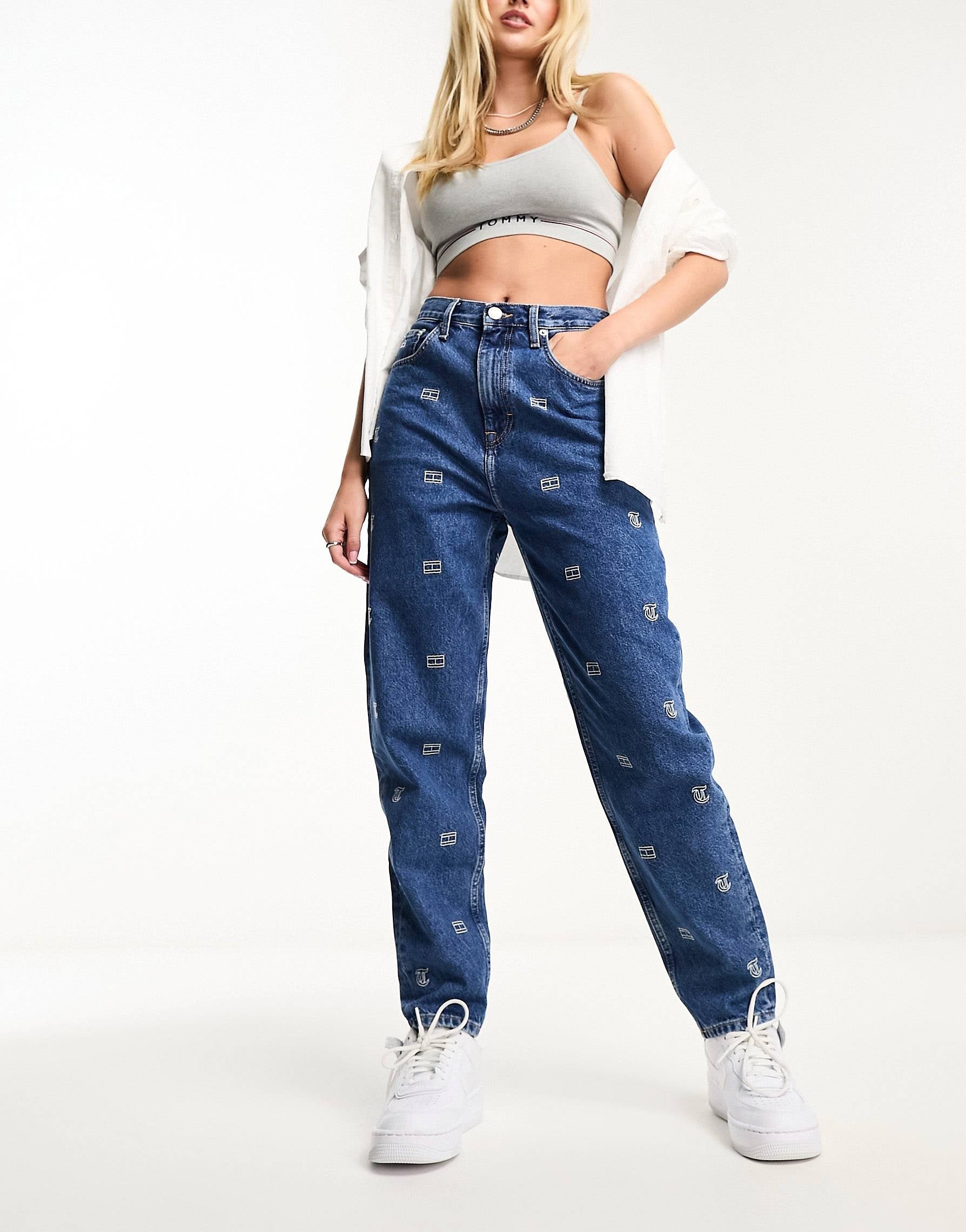 Tommy Jeans ultra high rise jeans mid wash