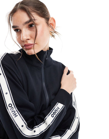 HUGO RED demendia high neck sweat navy