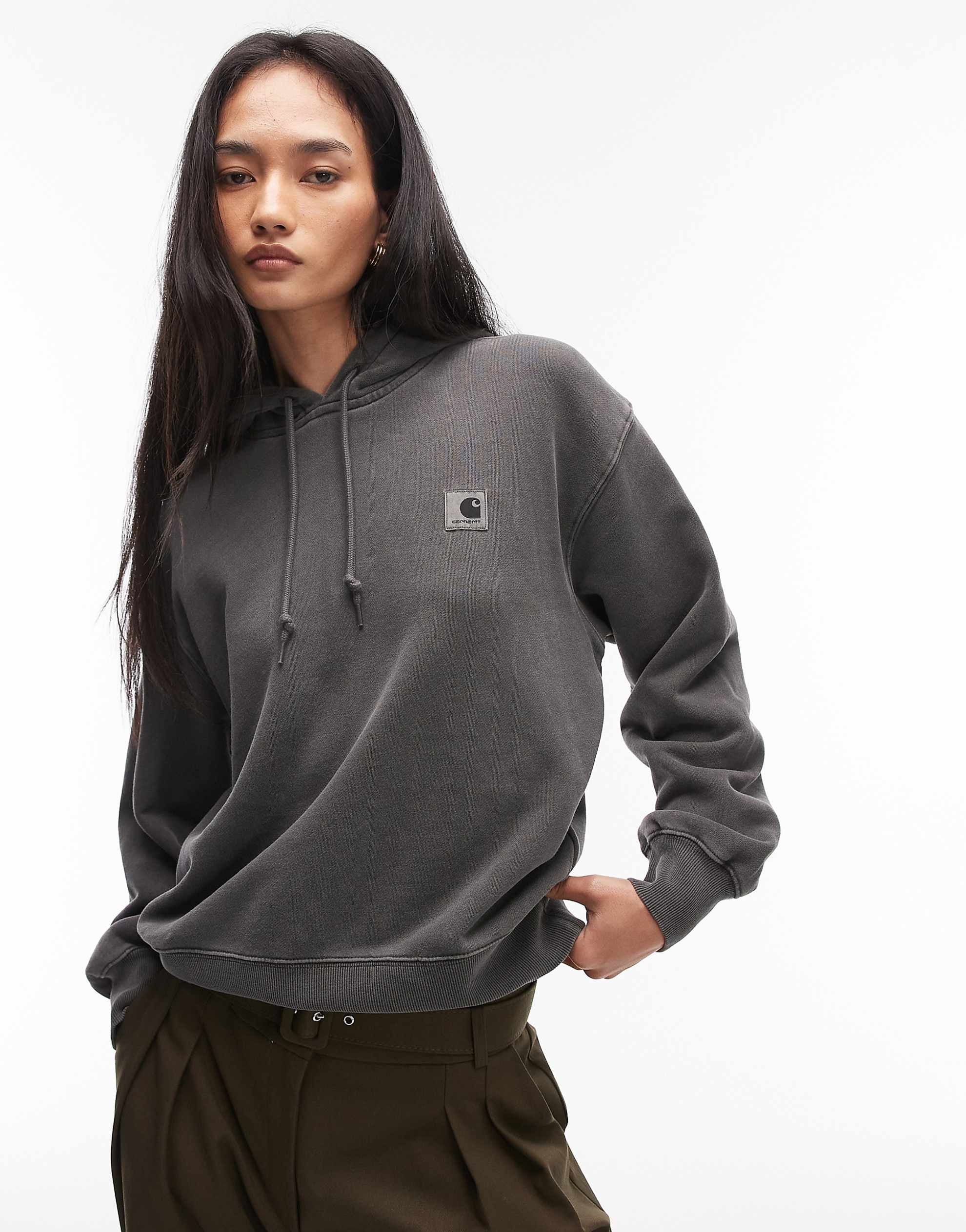 Carhartt WIP nelson hoodie washed black