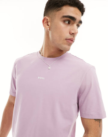BOSS Orange TChup t-shirt light pastel purple