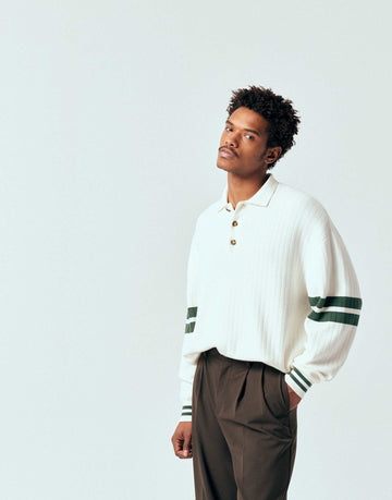 Tommy Jeans 90s knitted polo shirt