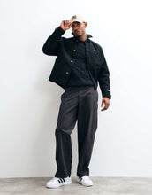 Load image into Gallery viewer, BLKVIS script logo wool mix overshirt black
