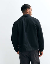 Load image into Gallery viewer, BLKVIS script logo wool mix overshirt black