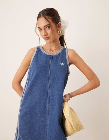 adidas Originals Adicolor denim dress