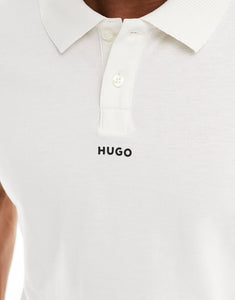 HUGO RED Dangula polo shirt white