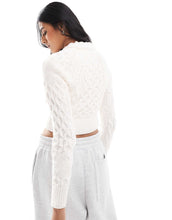 Load image into Gallery viewer, Tommy Jeans star cable knit jumper off white