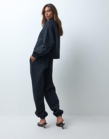 Co-ord DESIGN Regular raglan brushback black