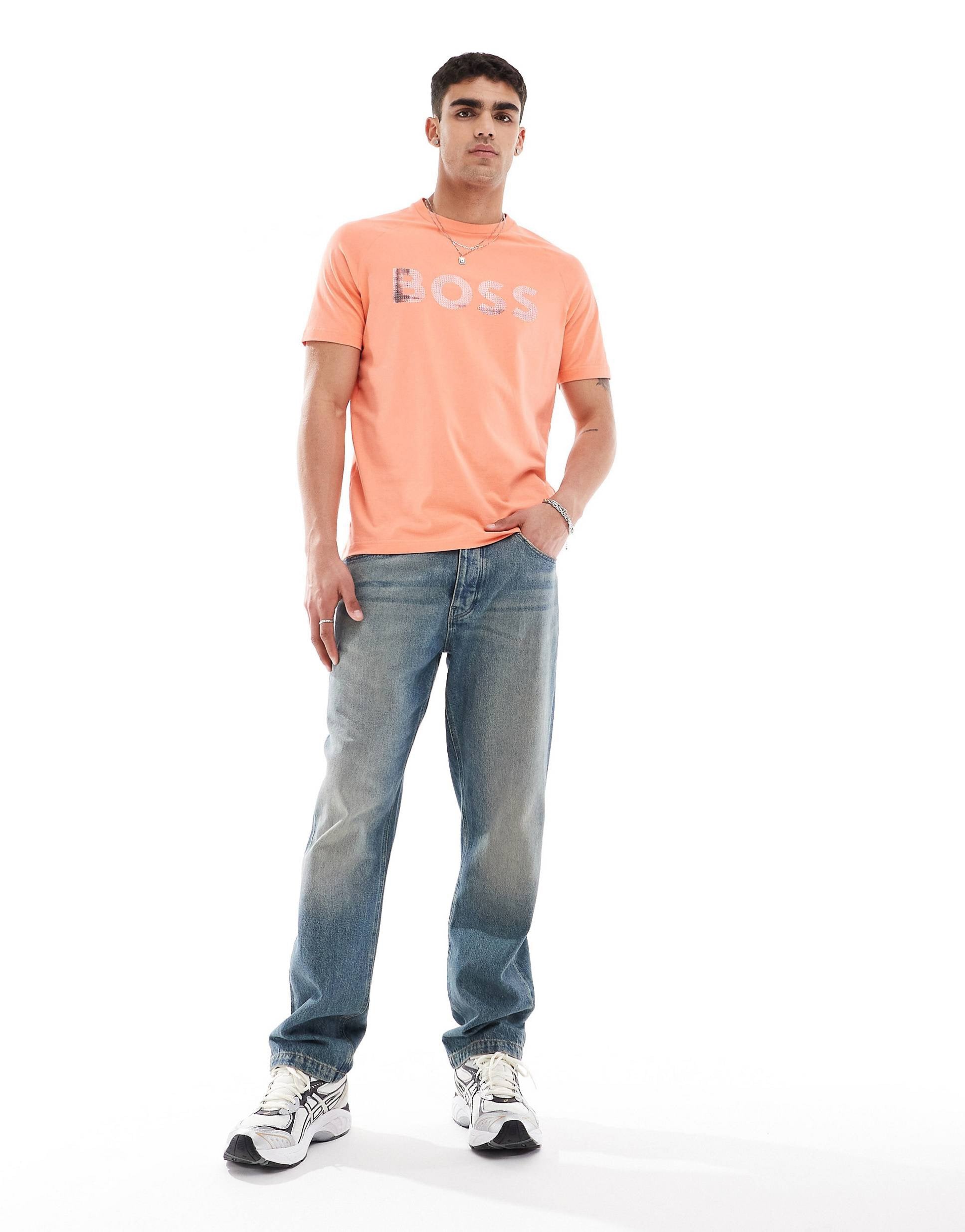 BOSS Green Teebro t-shirt orange