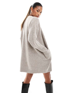 Aria Cove oversized jumper dress stone