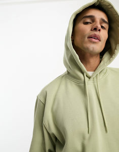 Weekday standard hoodie dusty green