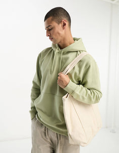 Weekday standard hoodie dusty green