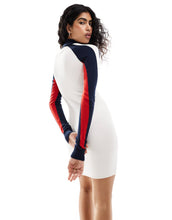 Load image into Gallery viewer, Tommy Jeans rib colorblock mini dress multi