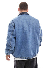 Load image into Gallery viewer, Tommy Jeans reversible denim coach jacket mid wash