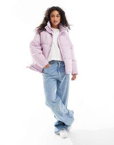 HUGO Blue falena puffer jacket pink