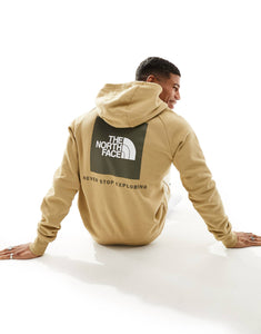 The North Face Redbox raglan hoodie stone