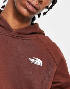 The North Face Raglan Redbox hoodie brown