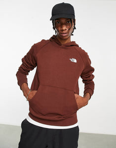 The North Face Raglan Redbox hoodie brown