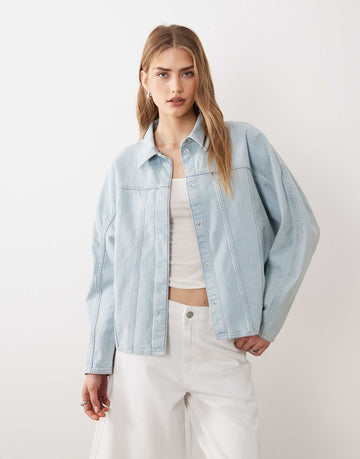ARKET denim jacket light blue wash