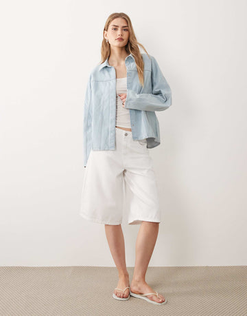 ARKET denim jacket light blue wash