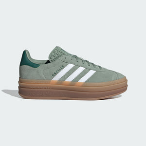 adidas Gazelle Bold Silver Green Gum