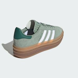 adidas Gazelle Bold Silver Green Gum