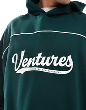 Load image into Gallery viewer, DESIGN co-ord extreme oversized hoodie green