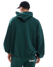 Load image into Gallery viewer, DESIGN co-ord extreme oversized hoodie green