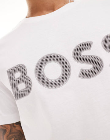 BOSS Green logo t-shirt grey