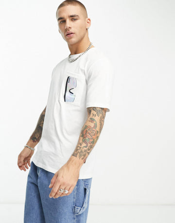 BOSS Orange TeeVibes t-shirt white back print