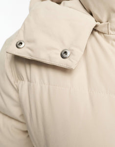 Abercrombie & Fitch puffer jacket greige