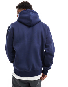 Carhartt WIP script embroidery hoodie blue