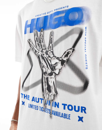 Hugo Blue Nopix grahpic t-shirt