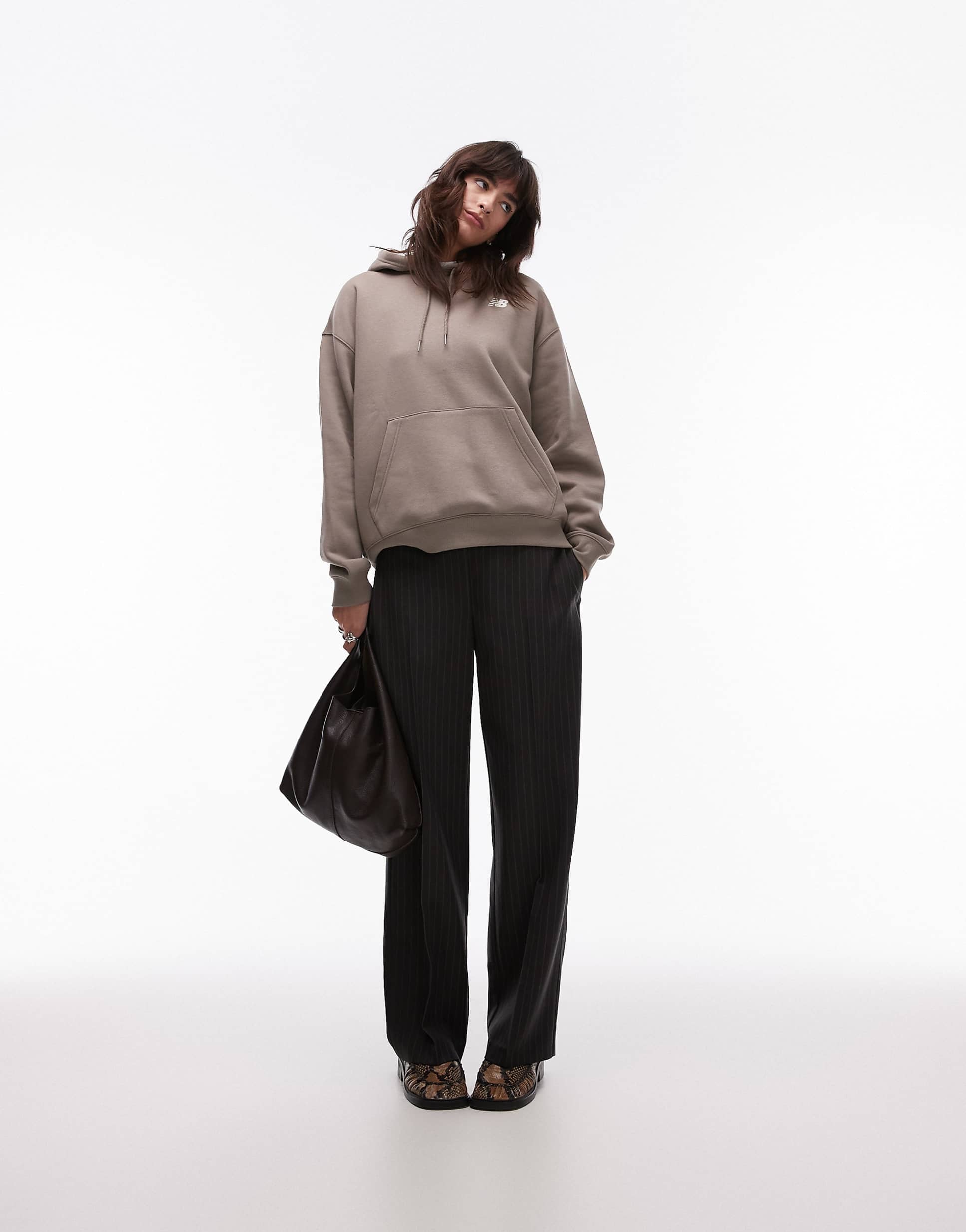 New Balance athletics club hoodie grey