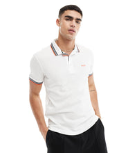 Load image into Gallery viewer, BOSS Green Paddy tipped polo shirt white