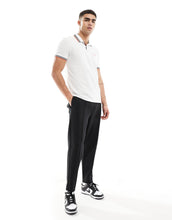 Load image into Gallery viewer, BOSS Green Paddy tipped polo shirt white