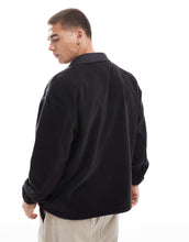 Load image into Gallery viewer, Tommy Jeans 1/4 zip polar fleece black