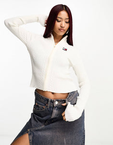 Tommy Jeans knit jumper white