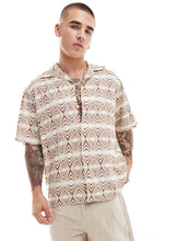 Load image into Gallery viewer, Selected Homme shirt geo beige
