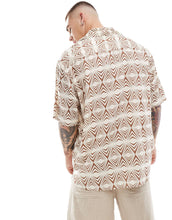 Load image into Gallery viewer, Selected Homme shirt geo beige