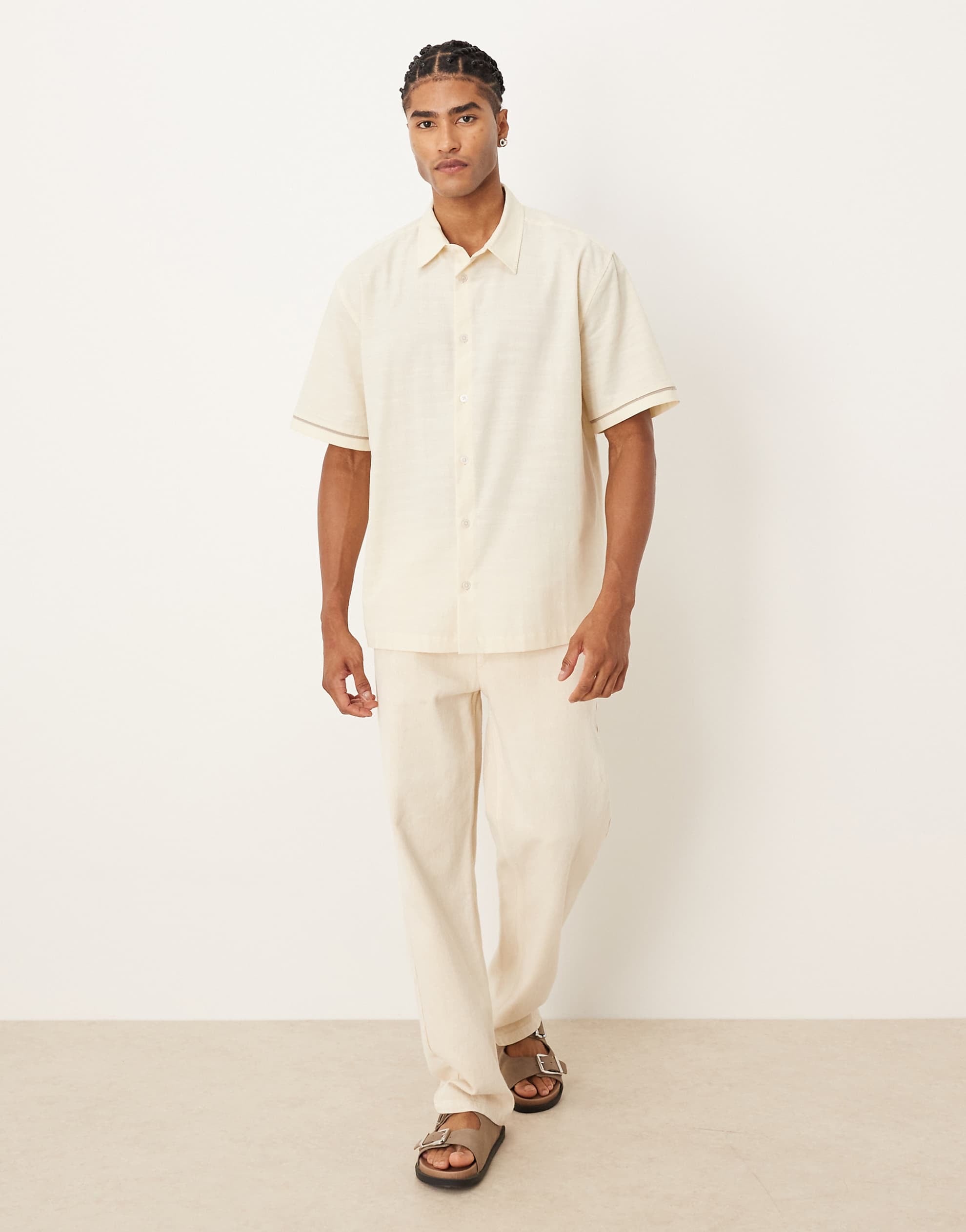 DESIGN relaxed shirt beige