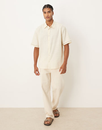 DESIGN relaxed shirt beige