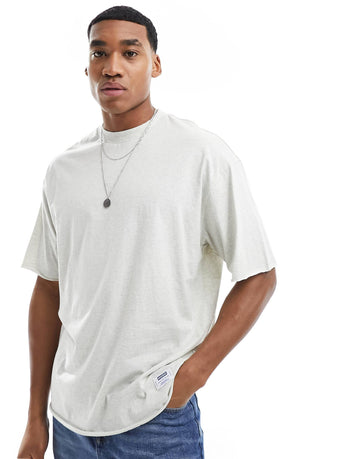 HUGO BLUE relaxed t-shirt grey marl