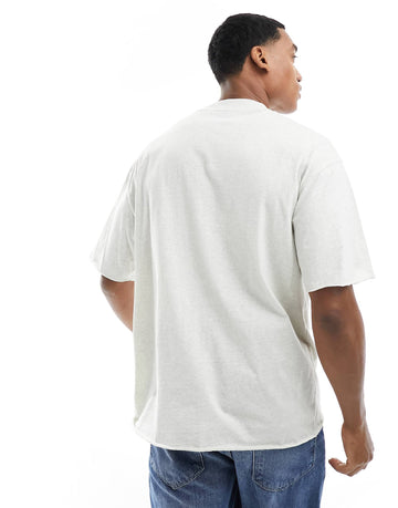 HUGO BLUE relaxed t-shirt grey marl